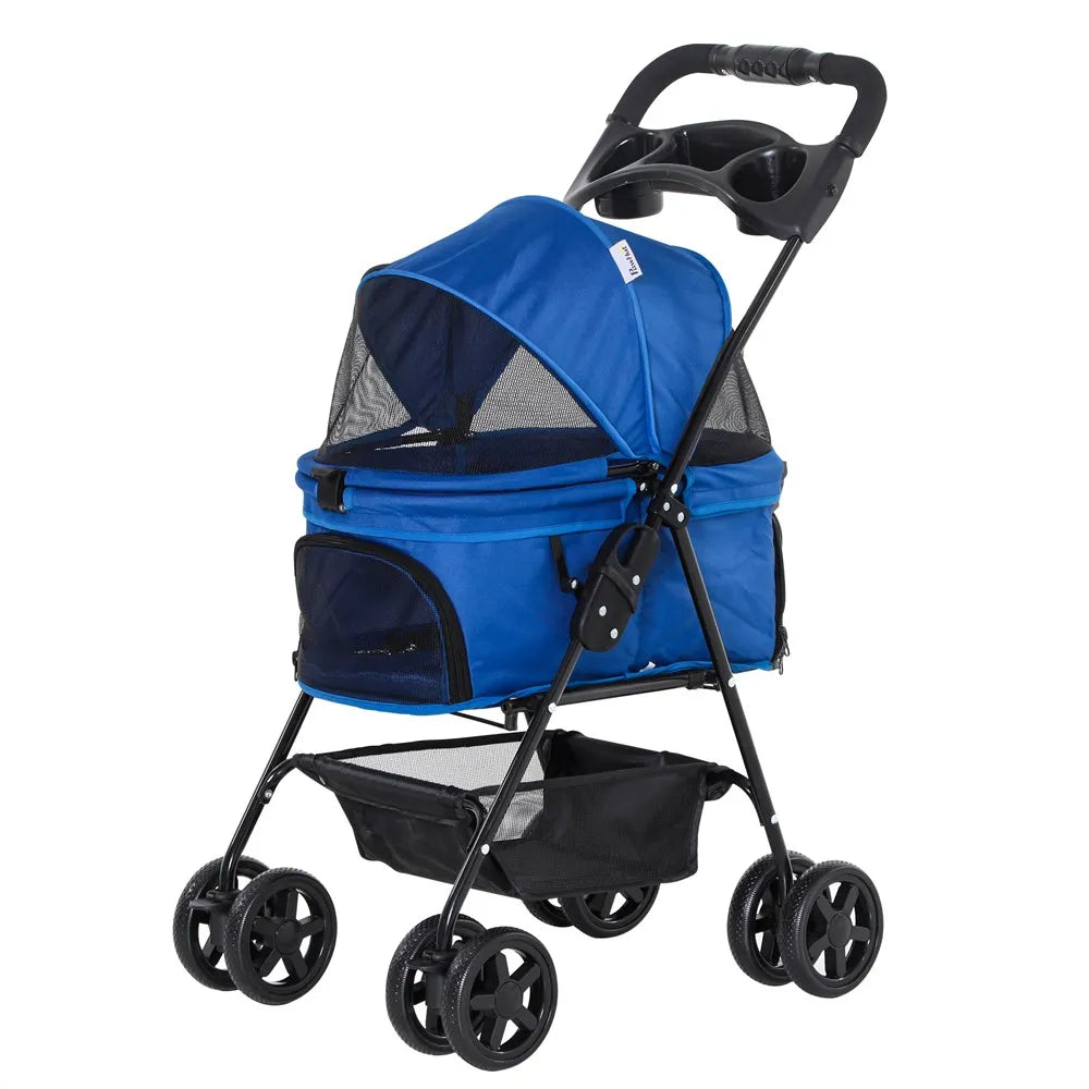 Cochecito para Perros Plegable con Ruedas Universales