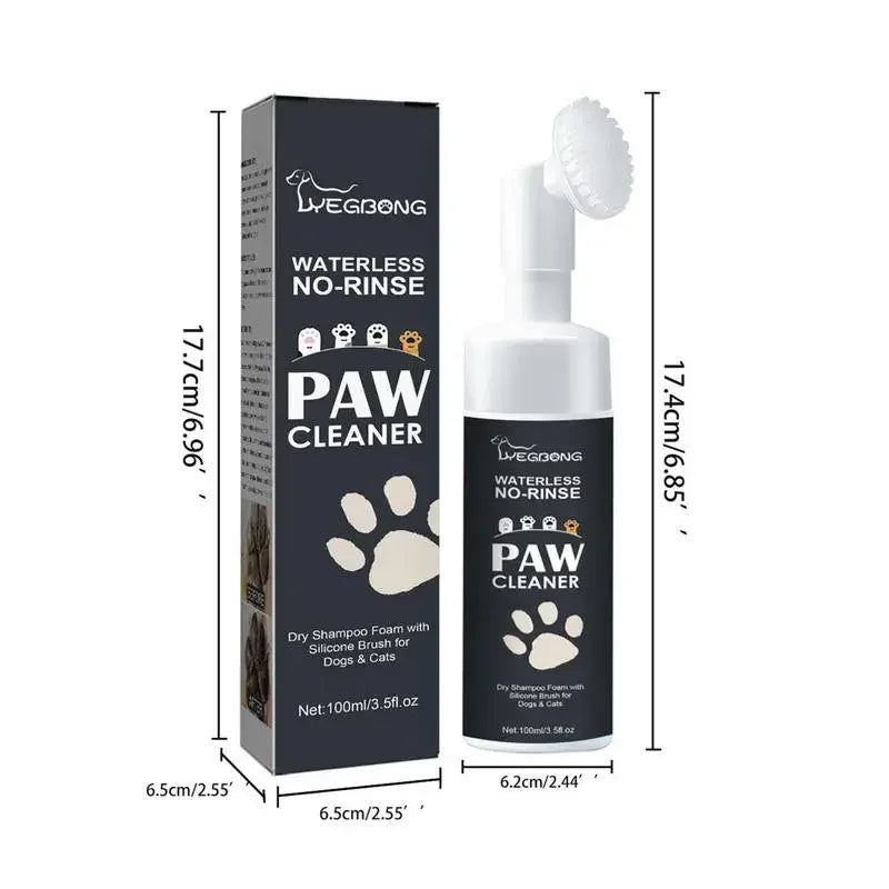 Limpiador de espuma para garra de perro 100ml
