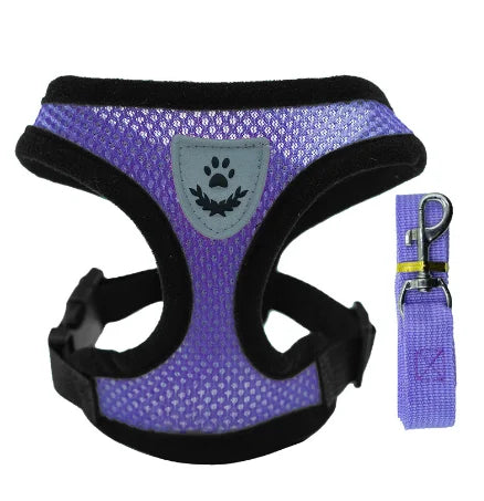 Adjustable Mesh Cat Harness