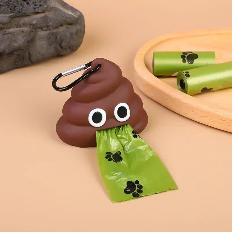 dispensador de bolsas de basura. Bolsa de aseo portátil degradable para perros