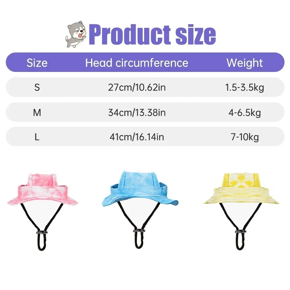Pet Hat with Ear Holes