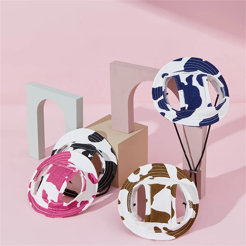 Cute Patterned Hat for Small and Medium Dogs