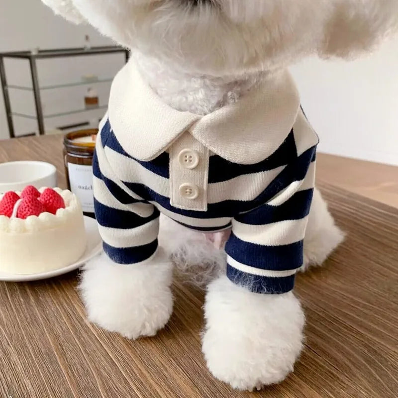 Summer polo shirt for dog