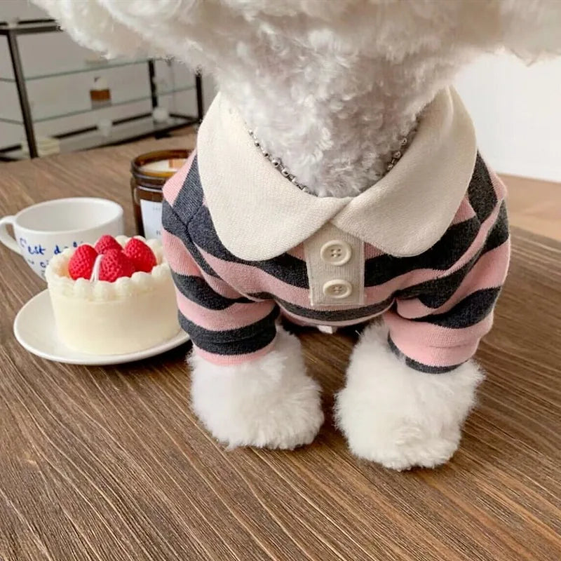 Summer polo shirt for dog