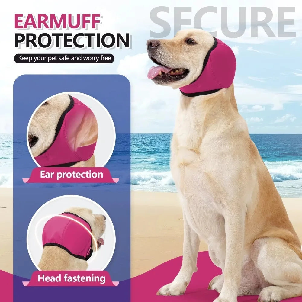 Protectores Auditivos para Perros con Reducción de Ruido, Antiruido, Calmantes, Impermeables, Cubrecabezas Relajante para Perros, Protectores Auditivos a Prueba de Golpes para Perros, Nuevos