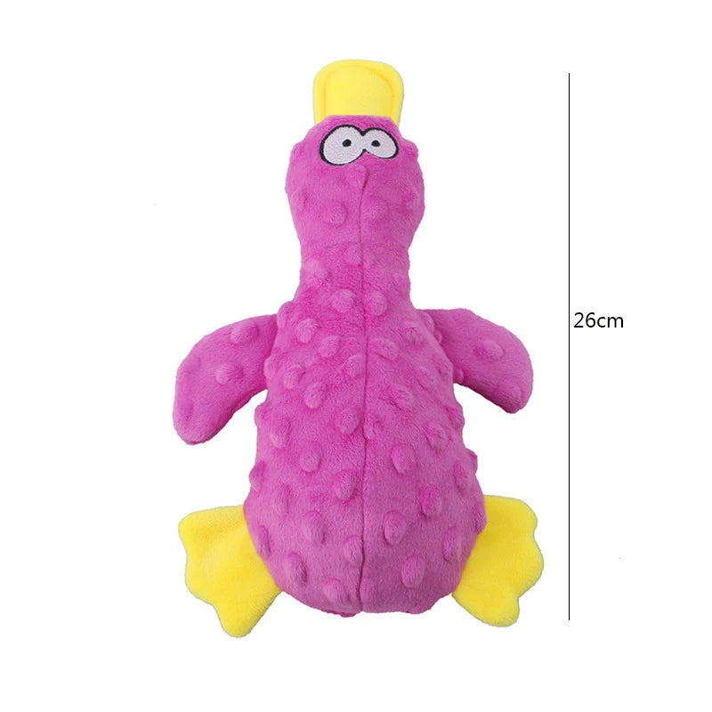 Cute plush duck toy with sound