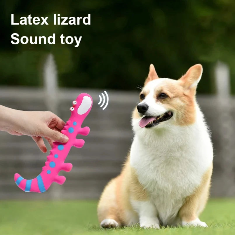 Toy lizard for dogs