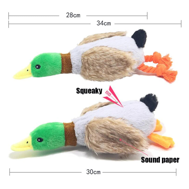 Cute plush duck toy with sound