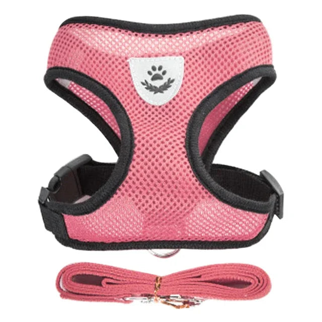 Adjustable Mesh Cat Harness